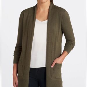 Pink Clover Penton Two Pocket‎ Cardigan Olive S NWT